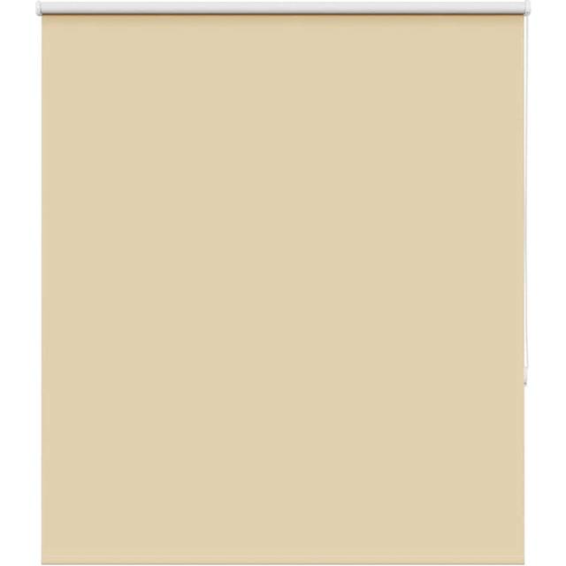 vidaXL Roller Blind Blackout Beige 135x175 cm Fabric Width 131.6 cm Polyester