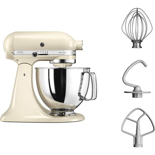 KitchenAid Artisan 5KSM125BAC Almond Cream 4.8L Tilt Head Stand Mixer