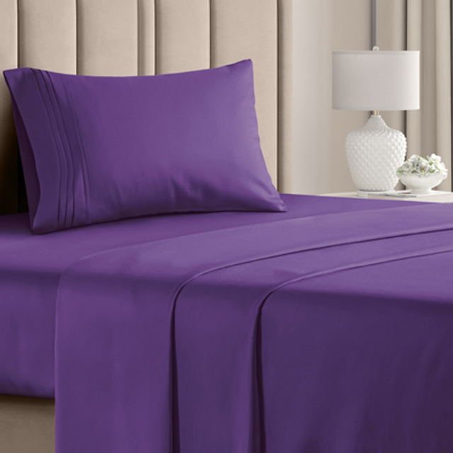 Twin XL Size 3 Piece Sheet Set - Comfy Breathable & Cooling Sheets - Hotel Luxury Bed Sheets for Women & Men - Deep Pockets  Microfiber  Extra Soft &