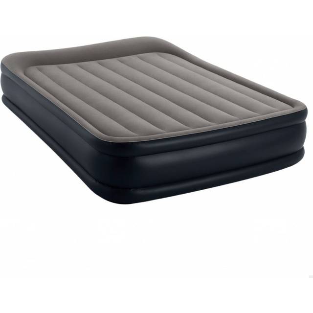 Intex 64136ND DuraBeam PillowRestRaised Uppblåsbar säng (L x B x H) 203 x 152 x 42 cm Grå
