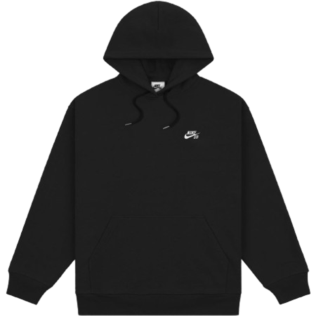 Nike SB – Essential – Svart huvtröja med logga-Svart/a