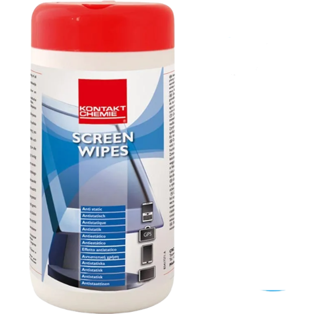 Kontakt-Chemie 31980-AA Screen Wipes 100 pieces Anti-static Cleaning