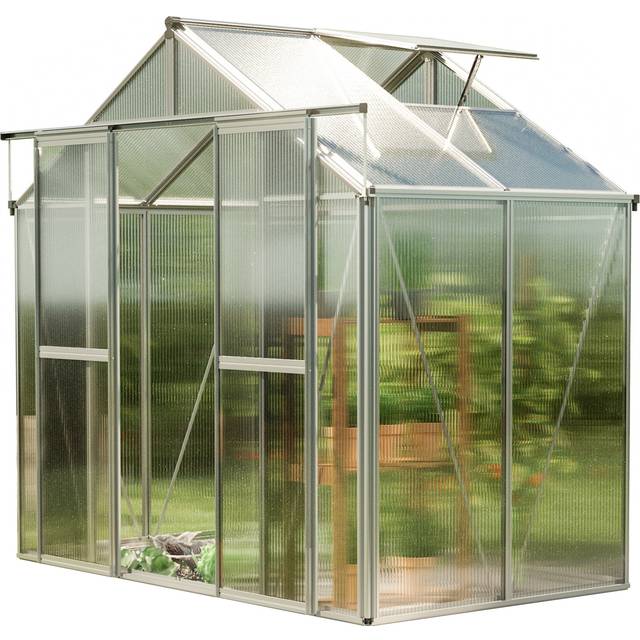 GFP 259 x 133 cm Greenhouse, 6 mm twin-wall sheets, no extras - (GFPV00056)