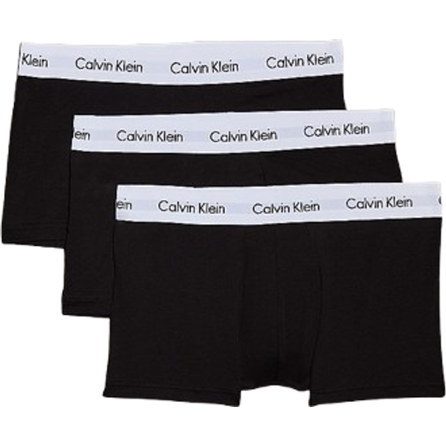 Calvin Klein Low Rise Cotton Stretch Trunks, Pack of 3
