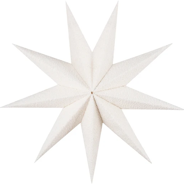 Globen Lighting Stella Bouclé 60 Christmas star White