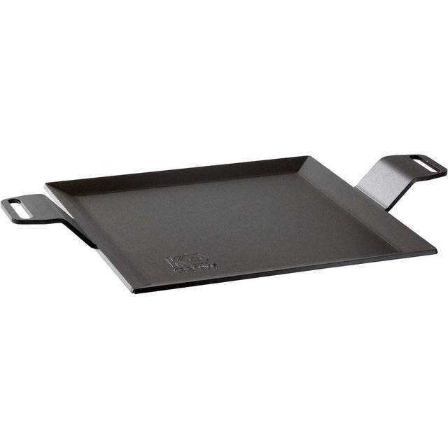 Kockums Jernverk Stekbord, 4 mm kolstål Stekyta 22x22 cm - Svart