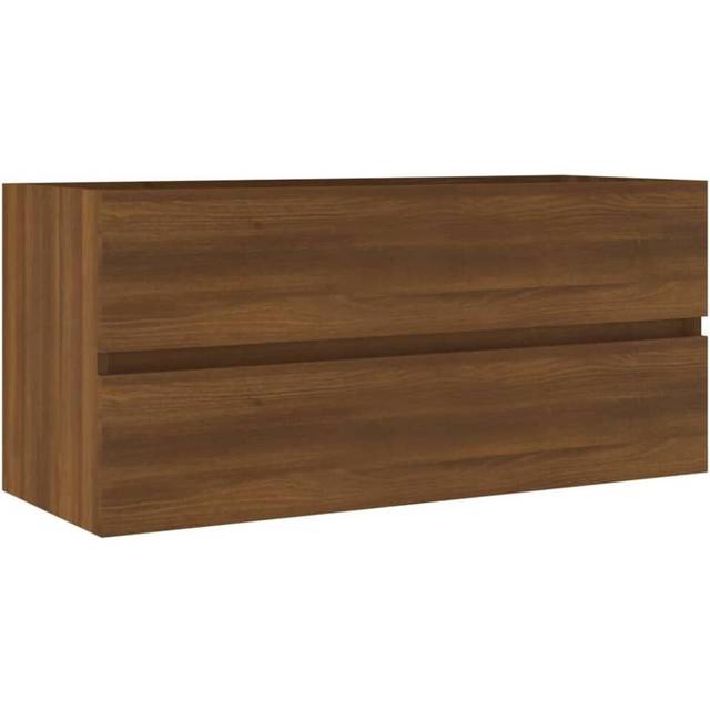 vidaXL Sink Cabinet Brown Oak 100x38.5x45 cm Engineered Wood
