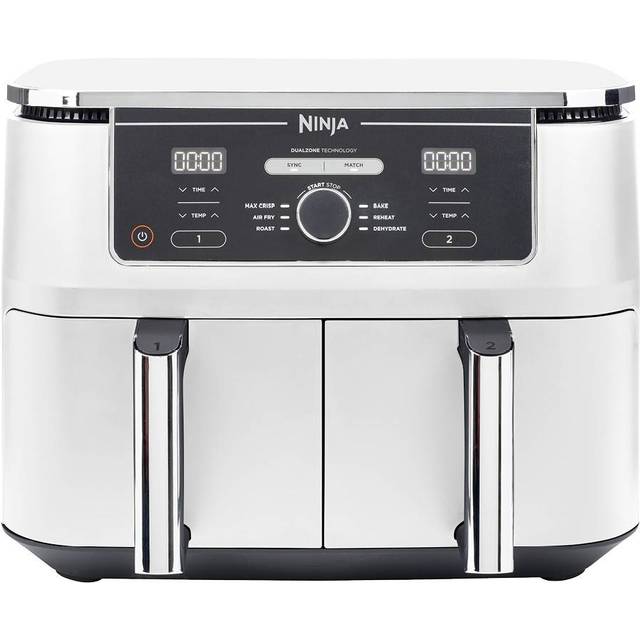 NINJA Foodi MAX Dual Zone AF400UKWH Air Fryer - White, White