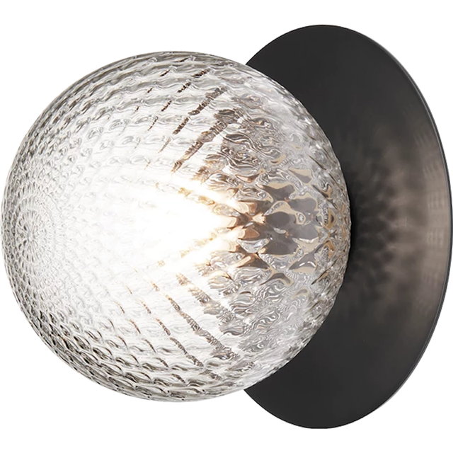 Nuura - Liila 1 Outdoor Wall Lamp Black/Optic Clear