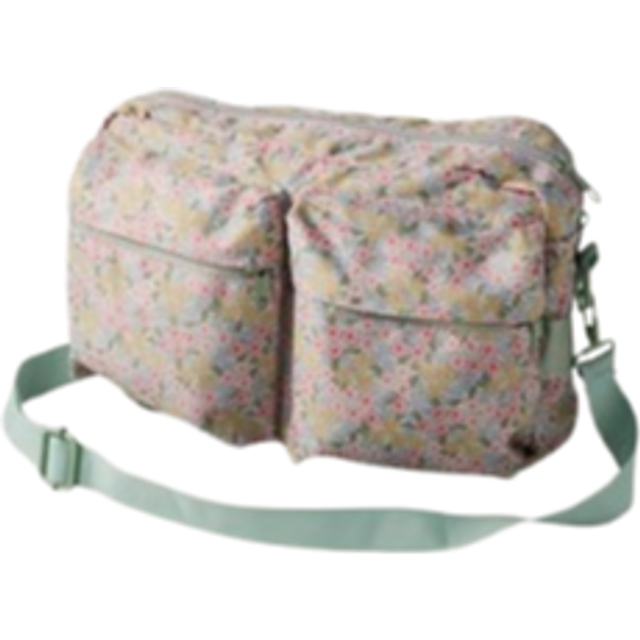 Crossbody bag - 29 x 21 x 7.5 cm. - Milky Green - Søstrene Grene