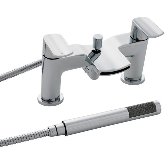 Eyota Waterfall Bath Shower Mixer - Chrome (20cm)