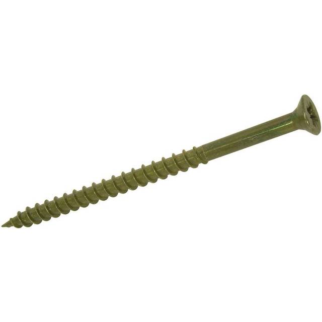 ForgeFix Decking Screw Pozi ST Green Anti-Corrosion Treated 4.5mm 75mm Pack of 200