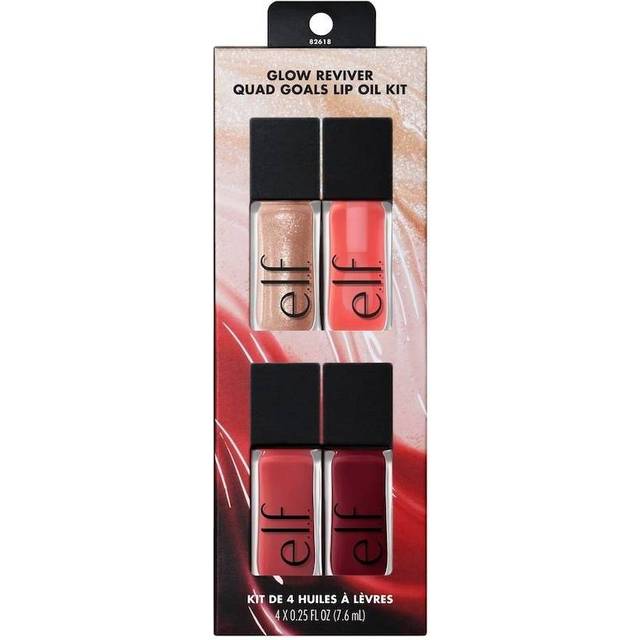 e.l.f. Glow Reviver Quad Goals Lip Oil Kit