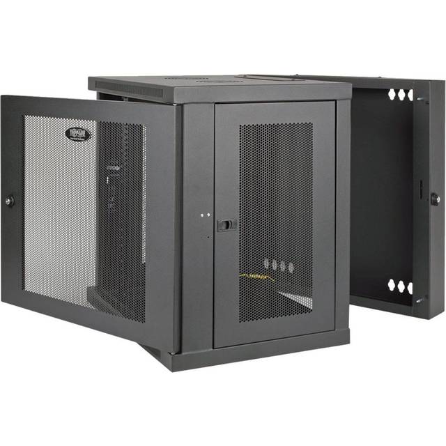 Tripp Lite SRW12USDP SmartRack 12U UPS-Depth Wall-Mount Small Rack Enclosure, Hinged Back