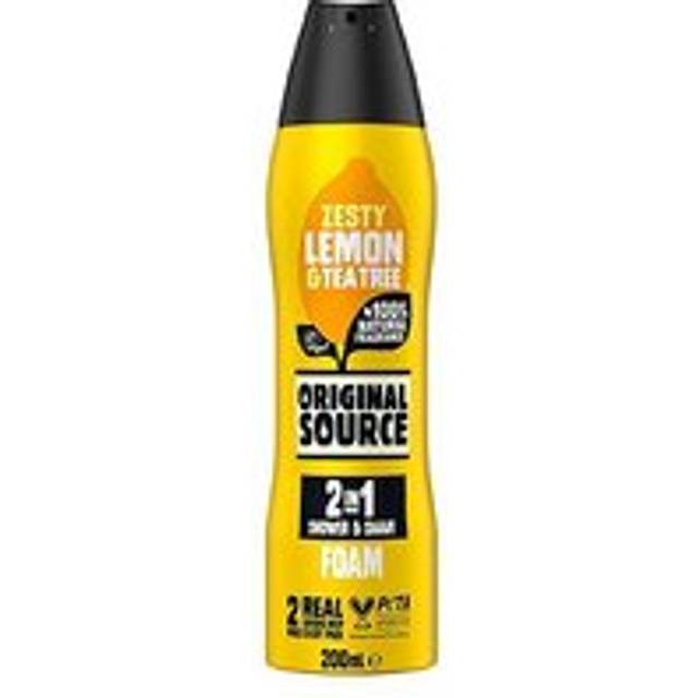 Original Source Lemon and Tea Tree 2 in 1 Shower and Shave Foam 200ml