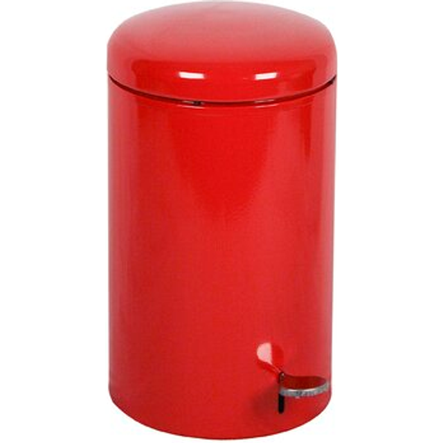 Witt Industries 2270RD 7 gal Step on Trash Can  Red