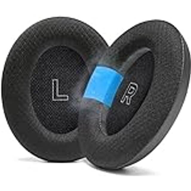 WC Freeze QC Ultra - Cooling Gel Öronkuddar för Bose Quietcomfort Ultra hörlurar Made By Wicked Cushions | Andningsbart sporttyg, kylgel, extra tjock och svalare för längre | Black