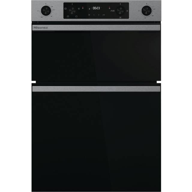 HISENSE Hi6 BID914221CX Electric Double Oven - Stainless Steel, Stainless Steel