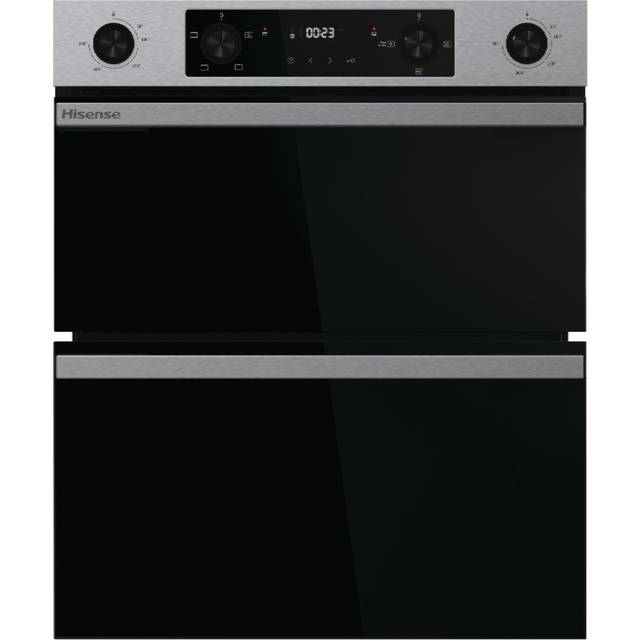 HISENSE Hi6 BUD714221CX Electric Built-under Double Oven - Stainless Steel, Stainless Steel
