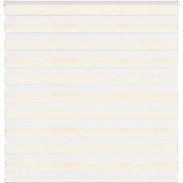 vidaXL Zebra Blind Marble Beige 145x100 cm Fabric Width 140.9 cm Polyester
