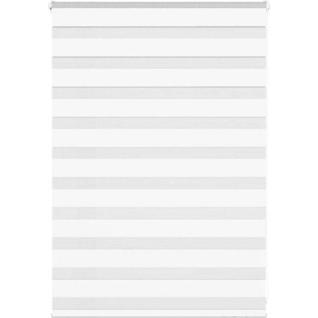 (white, 115 x 100 cm) vidaXL Zebra Blind Fabric Polyester