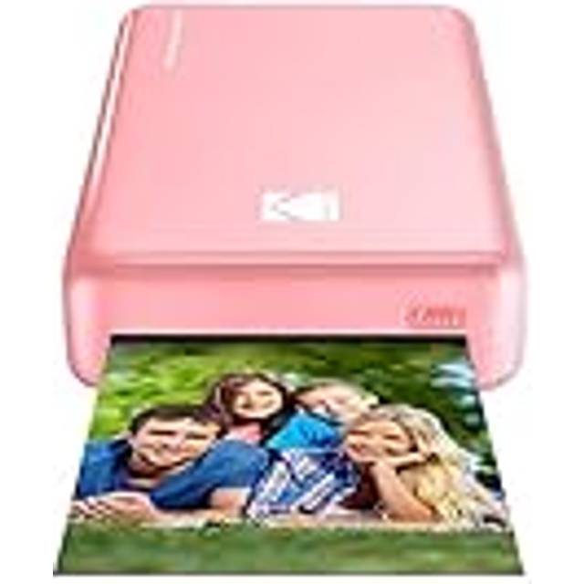 Kodak Mini 2 HD Wireless Mobile Instant Photo Printer with 4Pass Patented Printing Technology, Compatible with iOS and Android Devices - Pink
