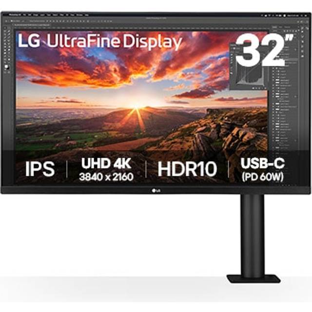 LG 32UN880K-B 32" Monitor, 3840 x 2160 4K UHD, 60Hz, 5ms
