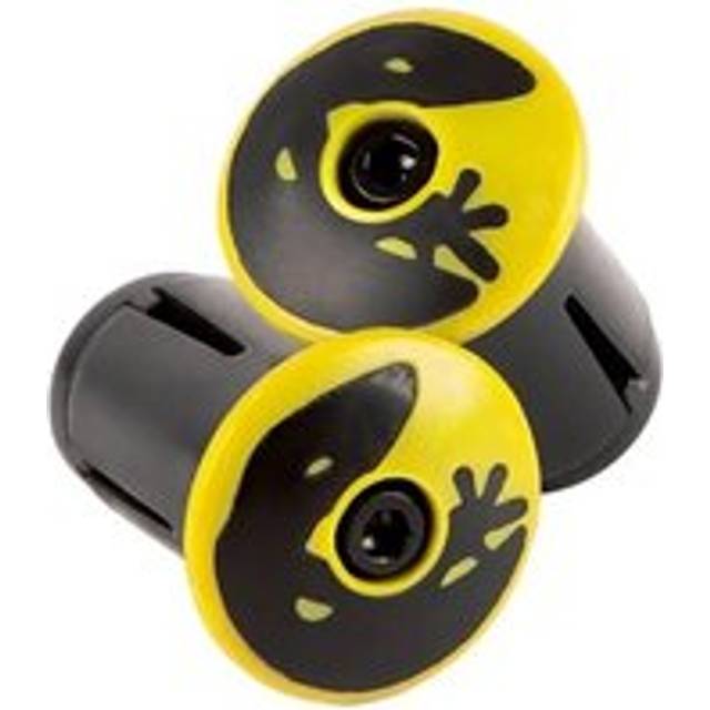 Lizard Skins DSP Bar Tape Screw in Plugs - Viper Yellow