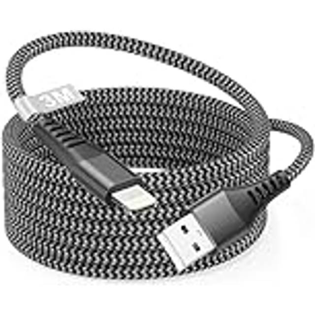 iPhone Charger Cable 3M[MFi Certified], iPhone Lightning Cable 3M Extra Long iPhone Charging Cable USB to iPhone Cable 3M iPhone Charger Wire Lead for