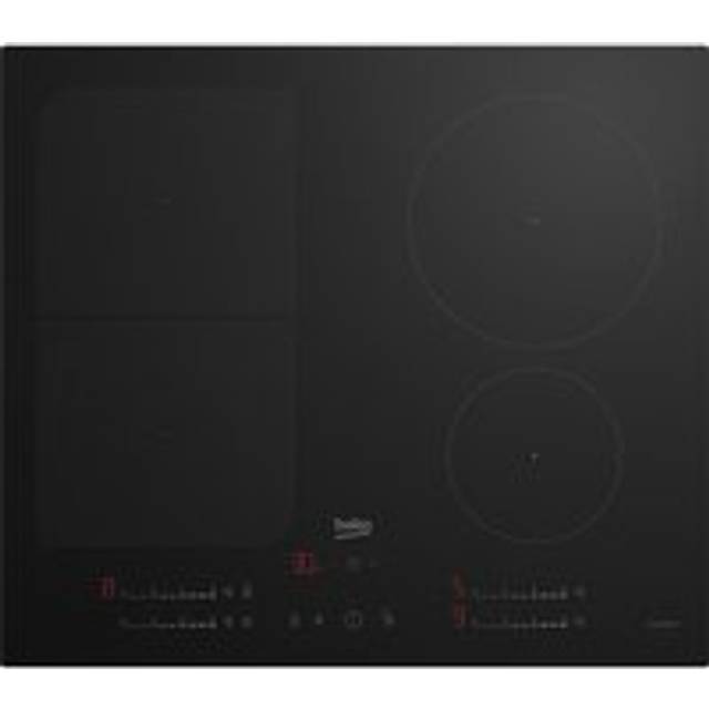 BEKO Pro HII64760UFT 59 cm Electric Induction Hob - Black, Black