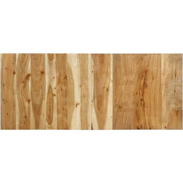 vidaXL Sänggavel 120 cm massivt trä akacia