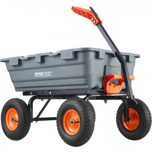 VEVOR Transportwagen Gartenwagen Schubkarre Handwagen Kippfunktion 544kg