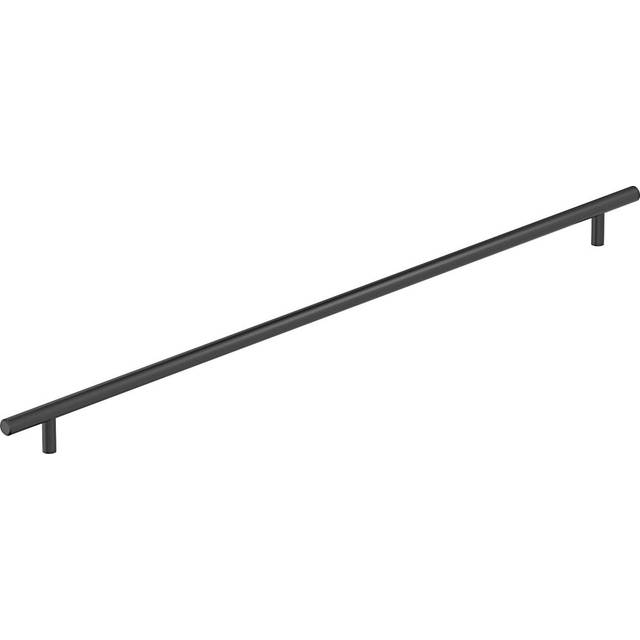 Amerock Bar Pulls 21-7/16 inch (544mm) Center-to-Center Matte Black Cabinet Pull  BP19017MB