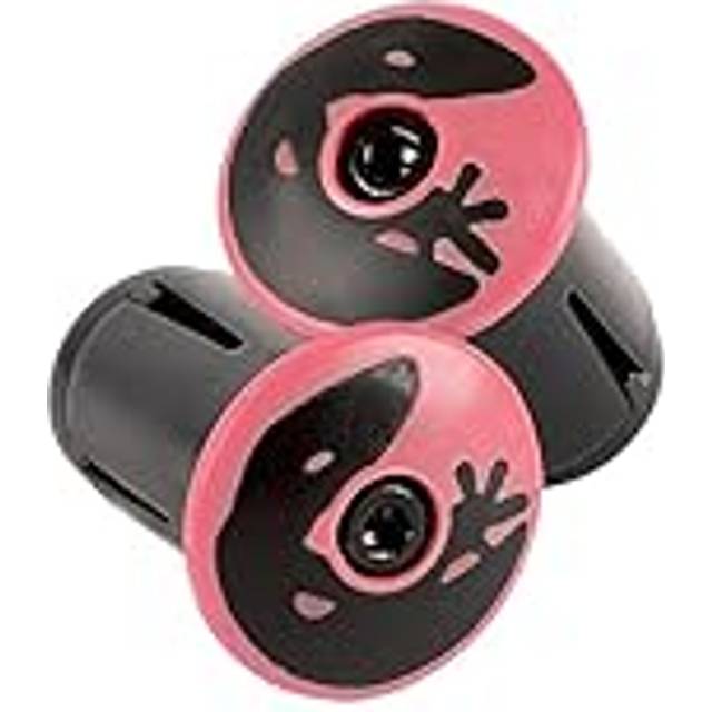 Lizard Skins DSP Bar Tape Screw in Plugs - Neon Pink