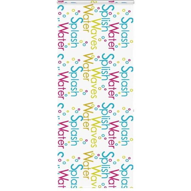 vidaXL Shower Roller Blind with Cassette 110x240 cm Fabric Width 106 cm - Multicolour