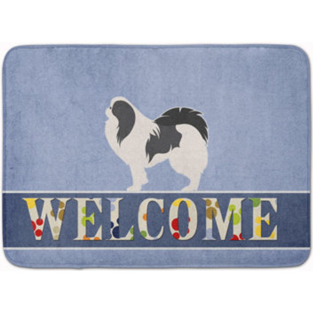 Caroline's Treasures Japanese Chin Welcome Floor Mat  19 x 27  Multicolor