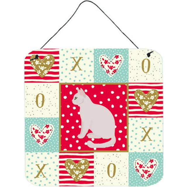 """""Caroline's Treasures Burmilla #2 Cat Love Door Hanging Prints wall-decor  Multicolor"""""