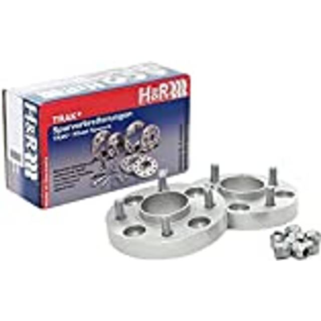 H&R 4065601 Spårviddsbreddning TRAK+® Wheel Spacers 20mm, Spårbreddning per axel: 40mm, Hålant.: 5 - silver