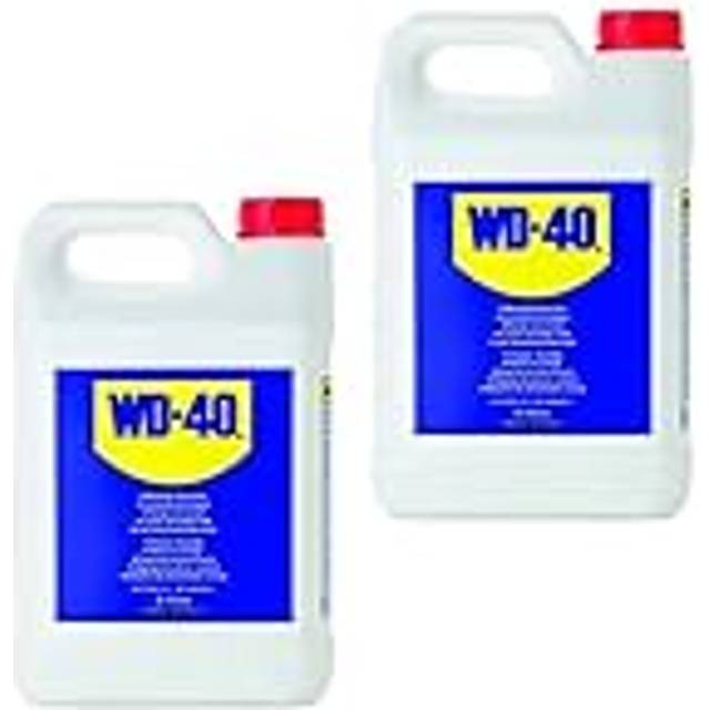 WD-40 2 x 5 liter = 10 liter stor behållare multifunktionell olja multifunktions produkt alla ändamål sprej smörjmedel rostbeständig penetrerande oljespray olja smörjmedel oljebehållare