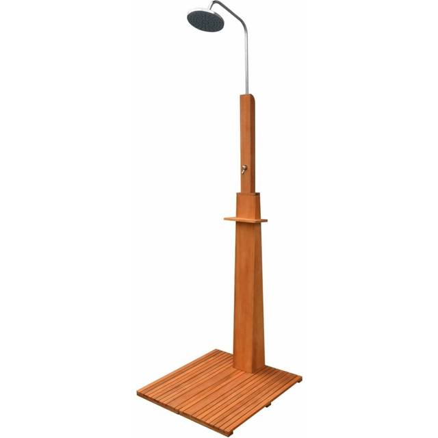 Eucalyptus Freestanding Outdoor Shower (220cm H X 70cm W X 70cm D)