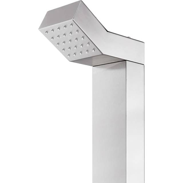 Dakota Fields Garden Shower 220cm Stainless Steel (220cm H X 20cm W X 12cm D)