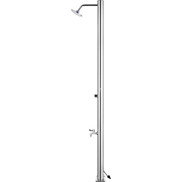Dakota Fields Garden Shower 215cm Stainless Steel (215cm H X 20cm W X 12cm D)