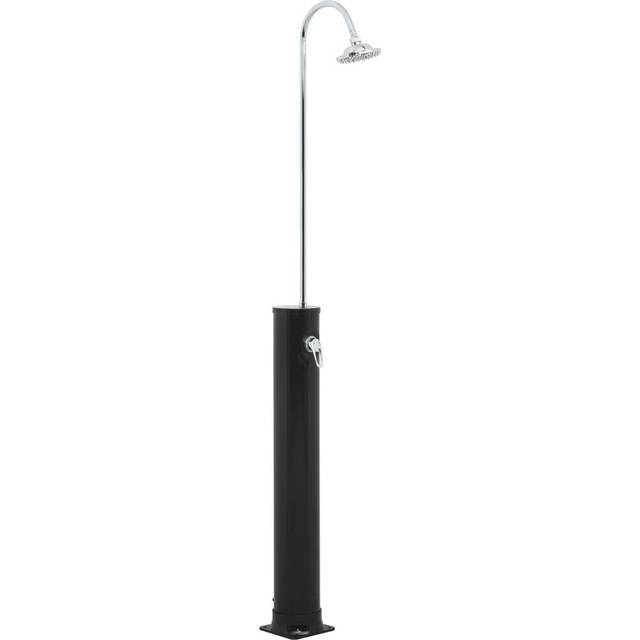 Free Standing Outdoor Shower - Stainless Steel (214cm H X 19.5cm W X 19.5cm D)