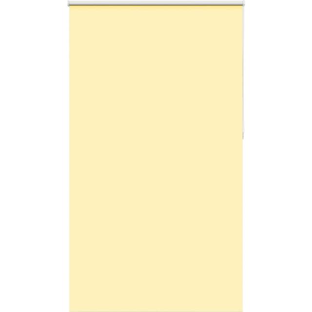 vidaXL Roller Blind Blackout Yellow 135x210 cm Fabric Width 131.6 cm Polyester