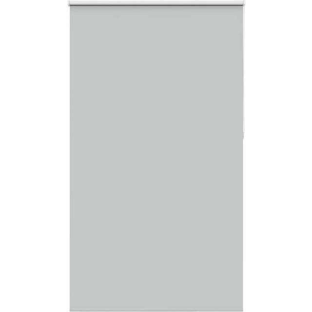 vidaXL Rullgardin mörkläggning ljusgrå 140x210 cm tyg bredd 136,6 cm