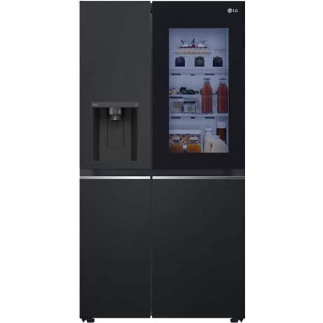 LG GSGV80EPLL Amerikanerkøleskab Sort Rustfrit Stål