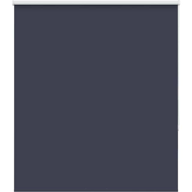 vidaXL Roller Blind Blackout Marine 140x150 cm Fabric Width 136.6 cm Polyester - Blue