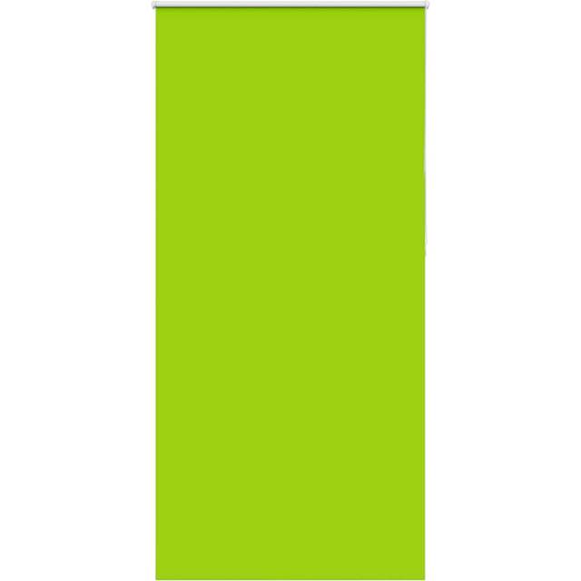 vidaXL Rullgardin mörkläggning blad grön 105x210 cm tygbredd 100,7 cm