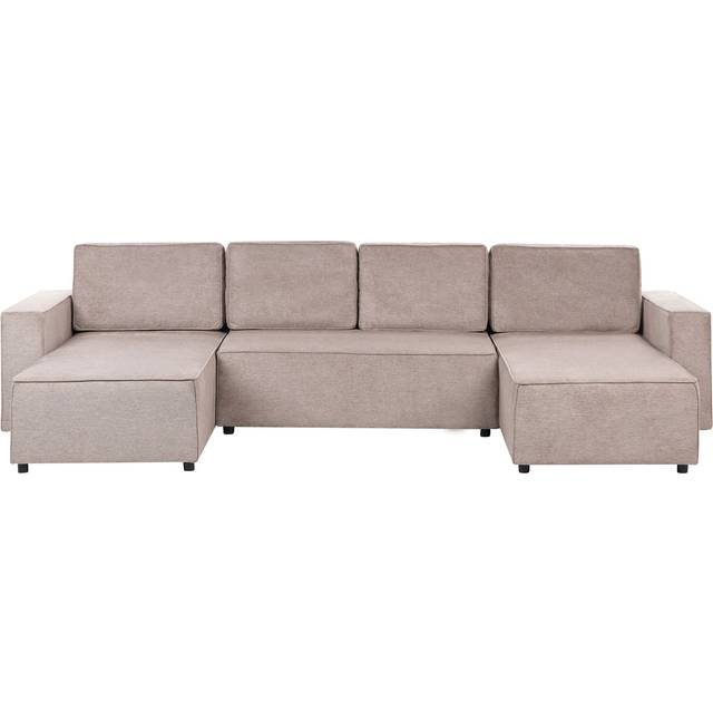 U-formad soffa Vatne Brun/Svart - Soffgrupp Brun,Svart