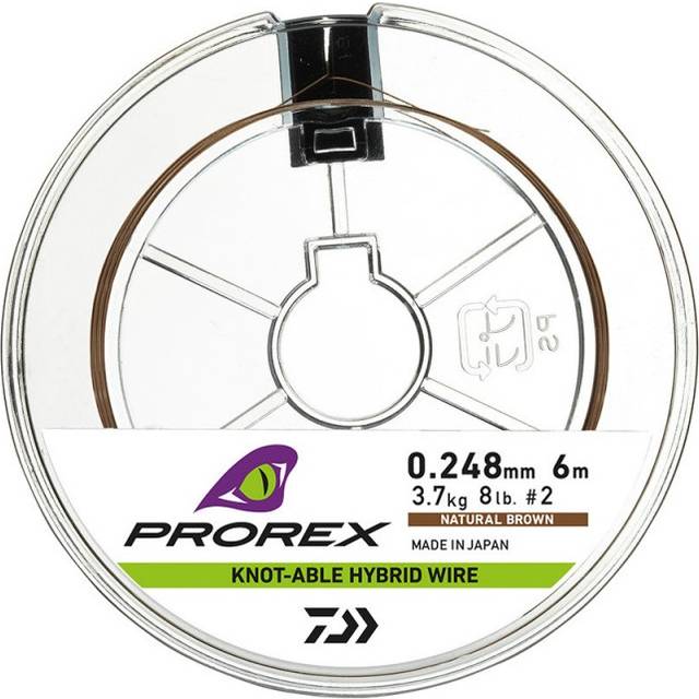 Daiwa lanko prorex hybrid knotable wire brown 6 m - 0,275 mm 4,4 kg